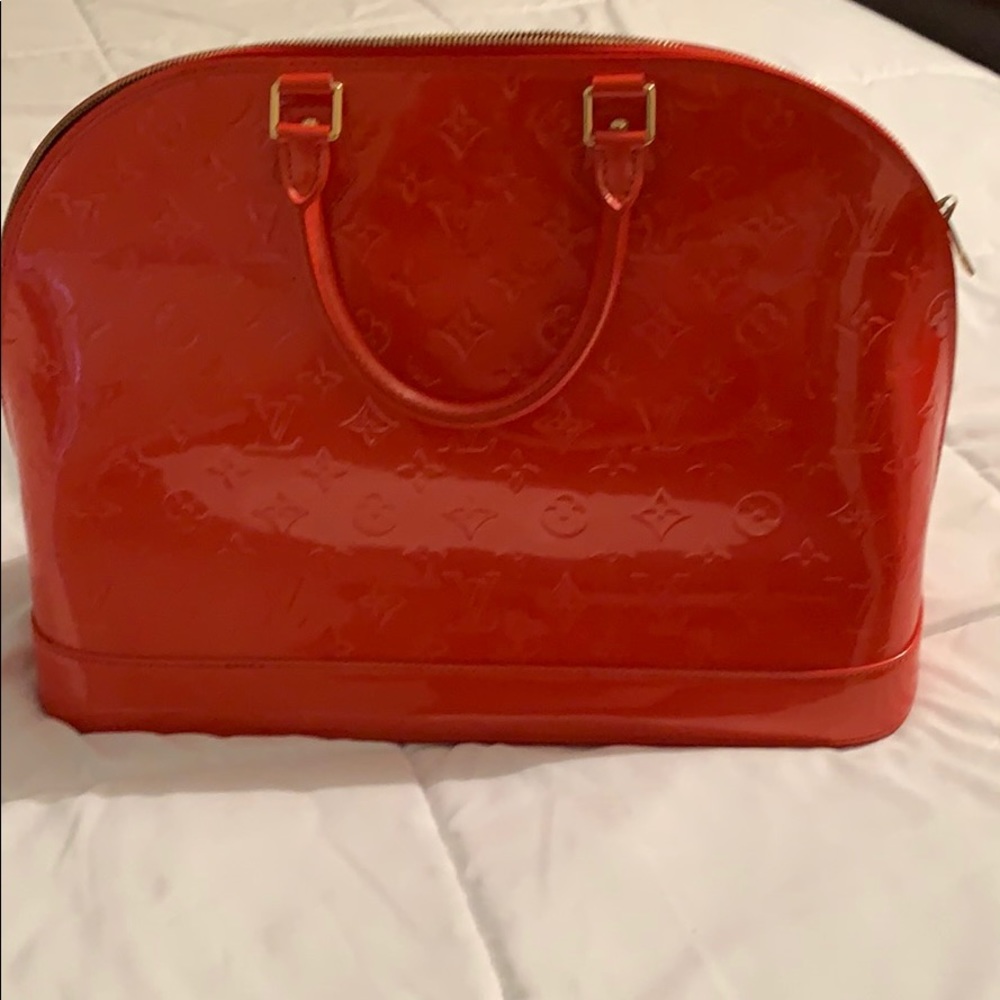 Louis Vuitton orange vintage bag
